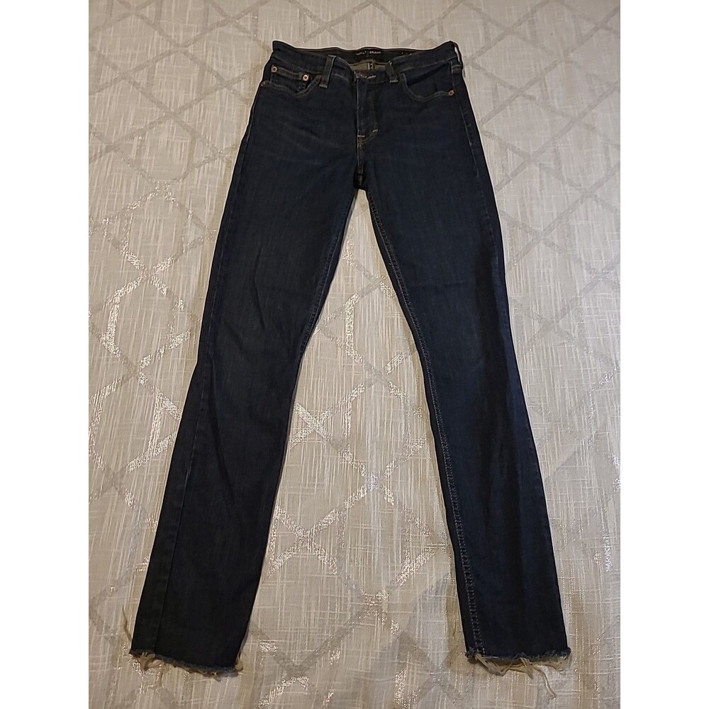 Lucky Brand Jeans Womens Size 2/26R High Rise Skinny Bridgette Raw Hem